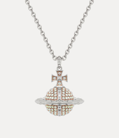 Vivienne Westwood Mayfair Large Orb Pendent Necklace 卯釘水晶立體大土星項鍊 （共3色！）