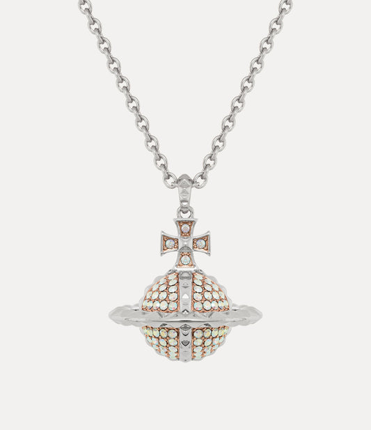 Vivienne Westwood Mayfair Large Orb Pendent Necklace 卯釘水晶立體大土星項鍊 （共3色！）