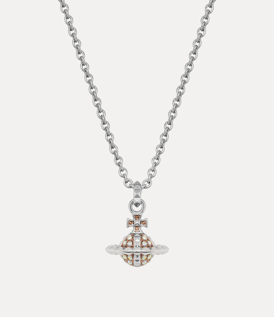 Vivienne Westwood Mayfair Large Orb Pendent Necklace 卯釘水晶立體大土星項鍊 （共3色！）