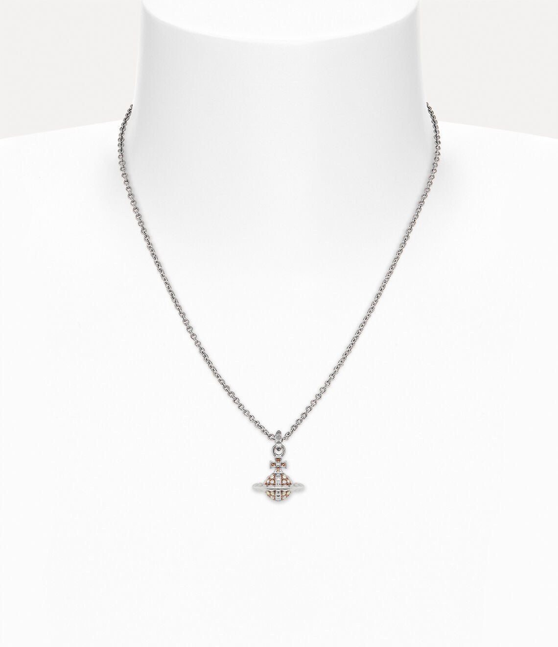 Vivienne Westwood Mayfair Small Orb Necklace 卯釘水晶立體土星項鍊（共4色！）