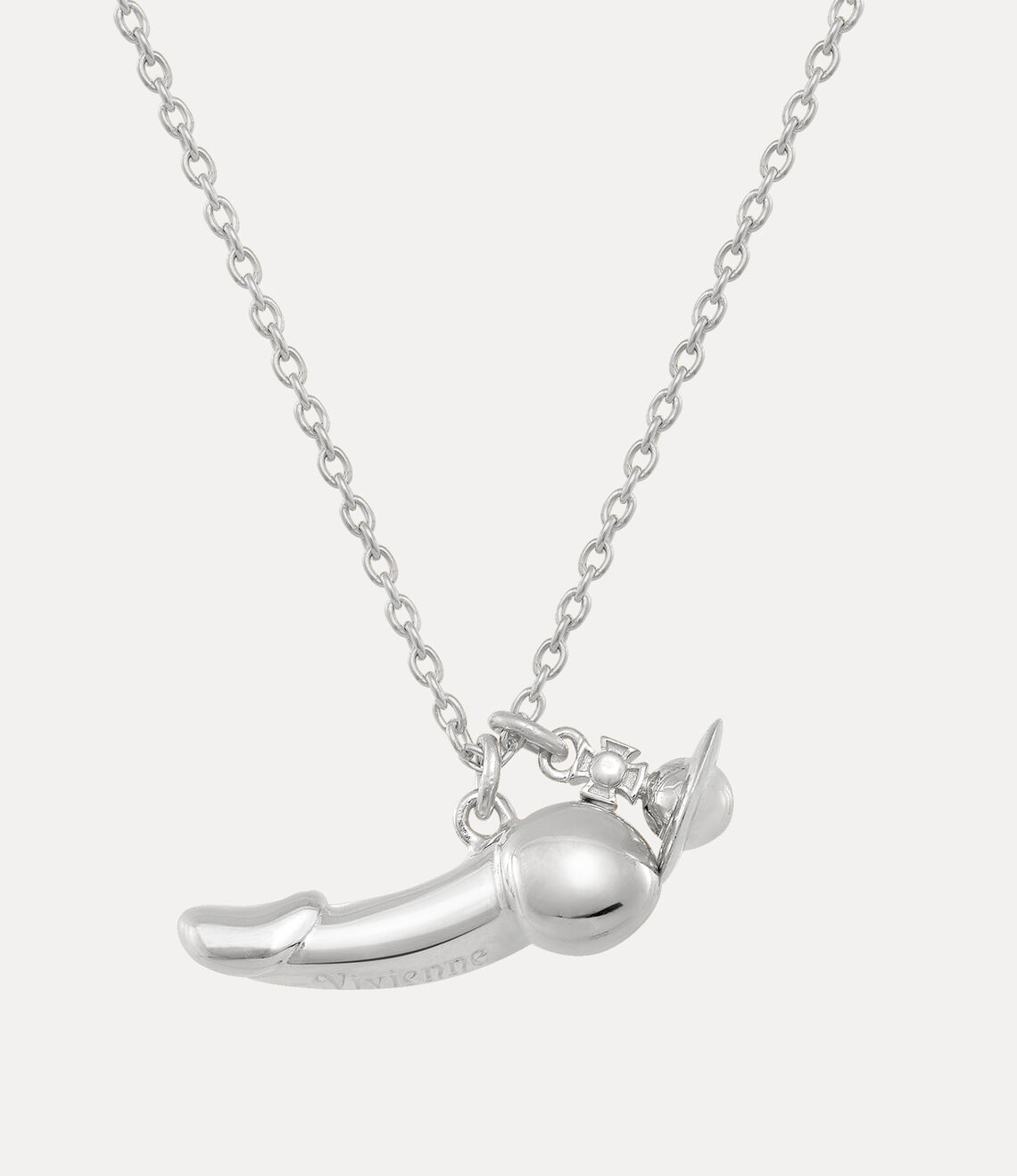 Vivienne Westwood 925 Silver Penis Pendant Necklace 純銀立體陰莖項鍊 (2種長度！）