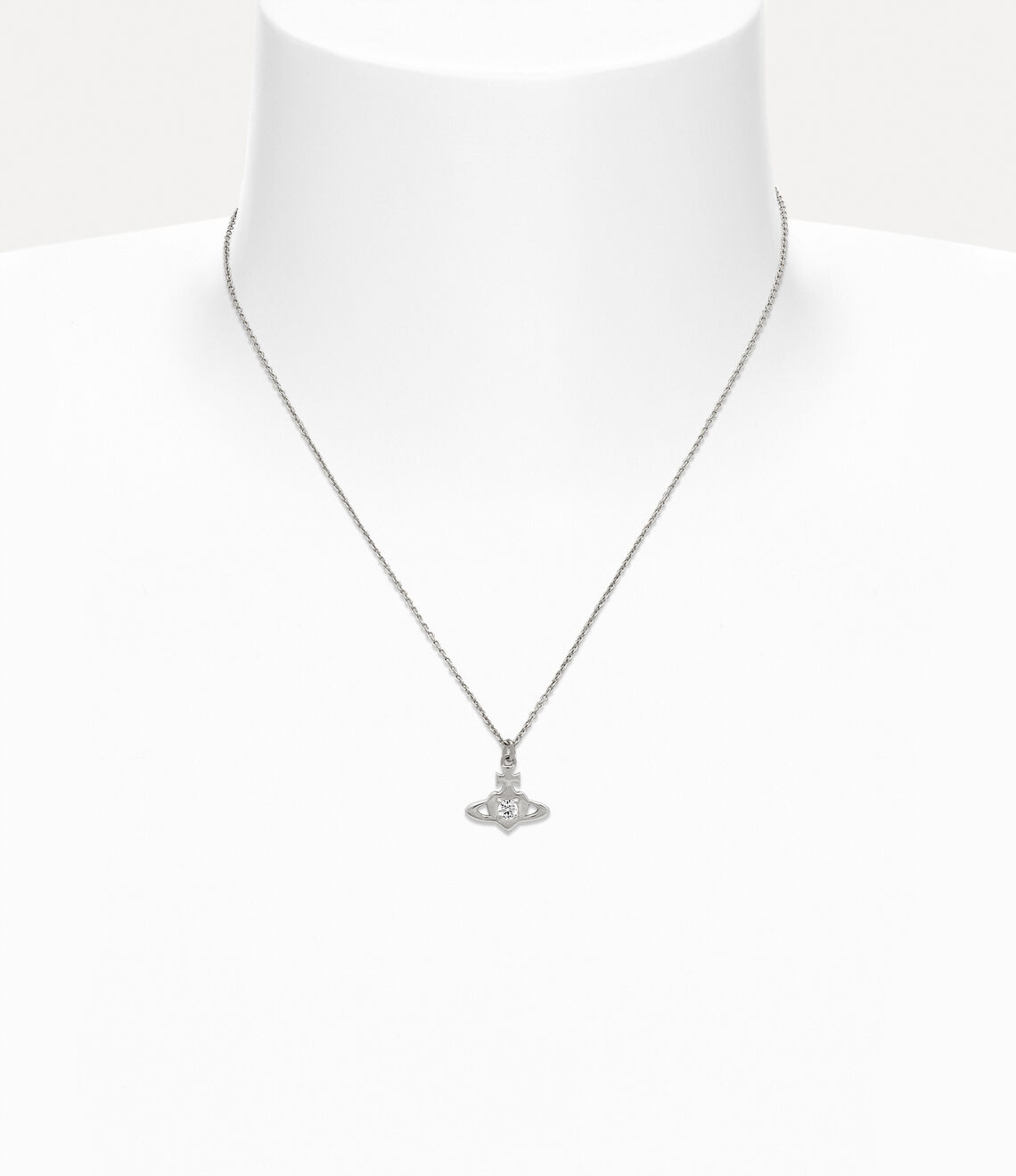 Vivienne Westwood Noella Necklace 愛心土星純銀項鍊