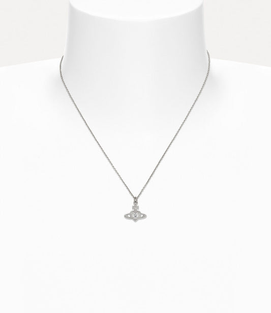 Vivienne Westwood Noella Necklace 愛心土星純銀項鍊
