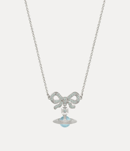 Vivienne Westwood Octavie Necklace 夢幻立體蝴蝶結土星純銀項鍊（共7色！）
