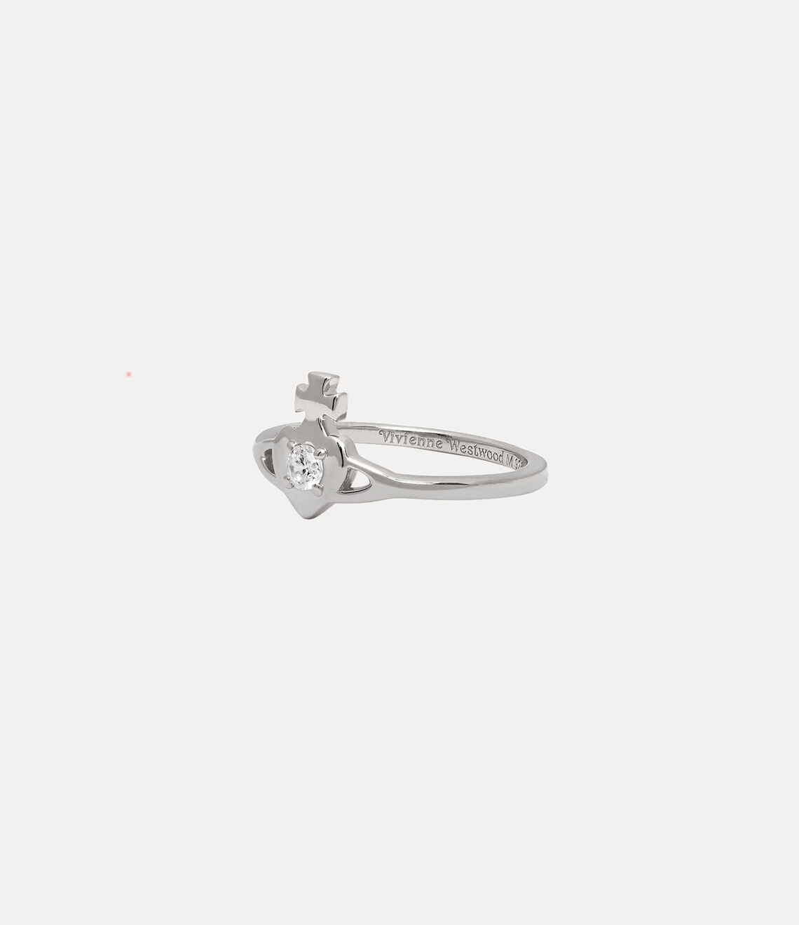 Vivienne Westwood Noella Necklace 愛心土星純銀戒指