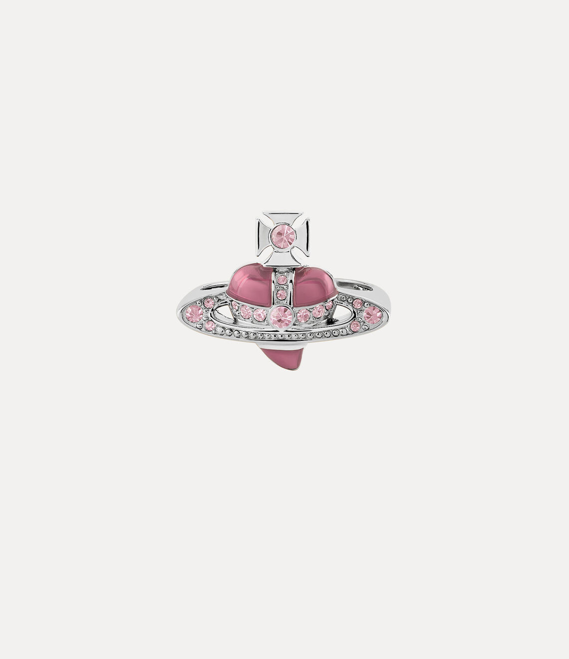 Vivienne Westwood New Diamante Heart Ring 經典愛心土星戒指（3色！）