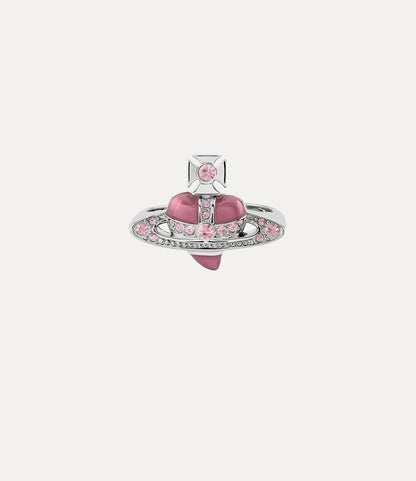 Vivienne Westwood New Diamante Heart Ring 經典愛心土星戒指（3色！）