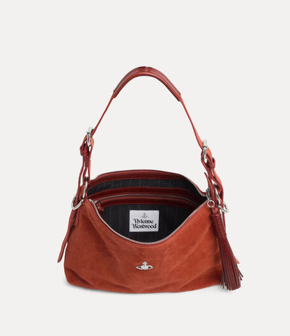Vivienne Westwood Emma Bag 麂皮流蘇肩背包