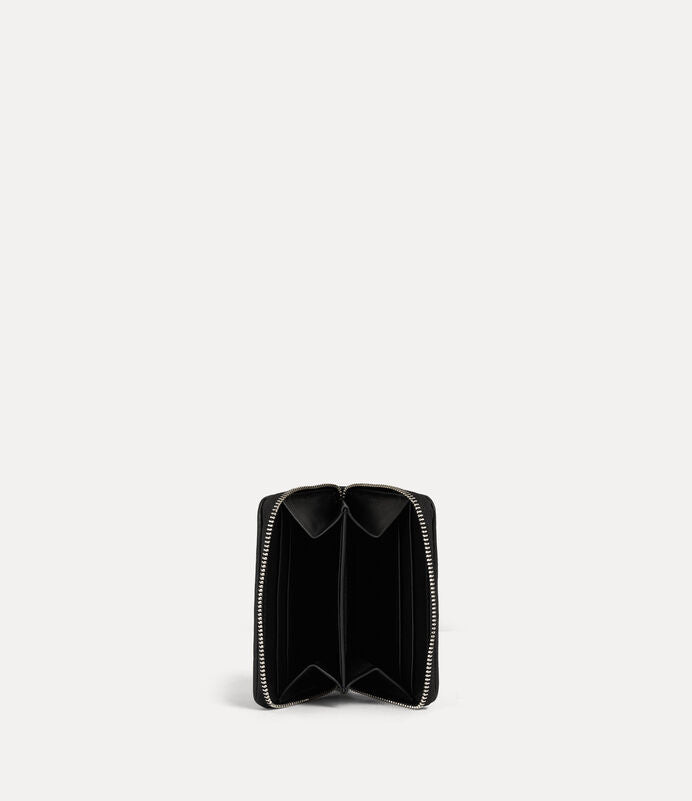 Vivienne Westwood Zip Coin Case 土星壓紋零錢包