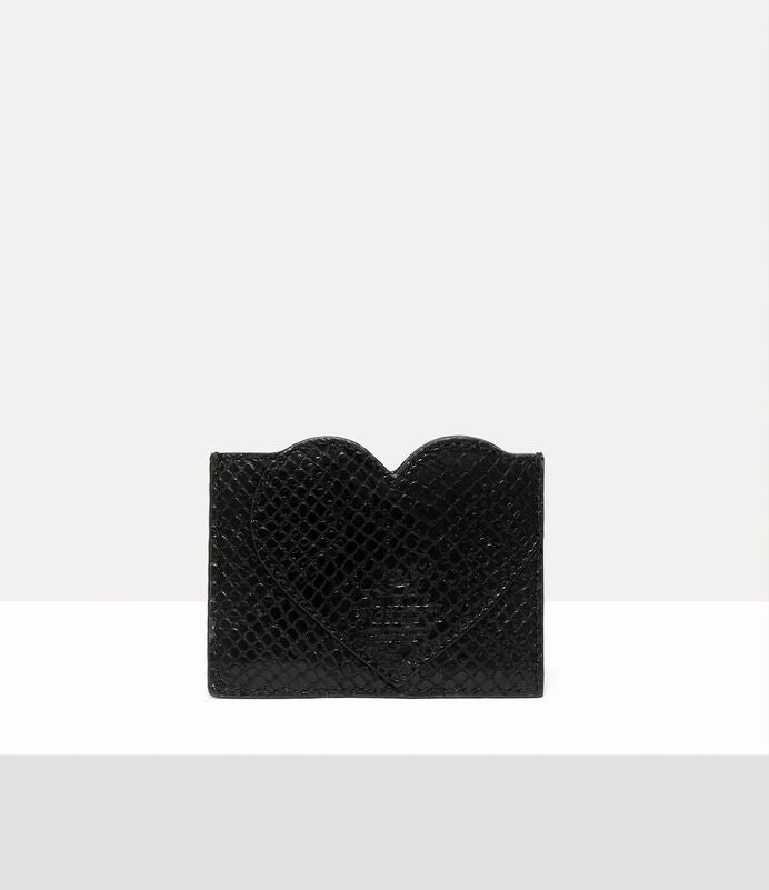 Vivienne Westwood Heart Card Holder 蛇紋愛心卡夾