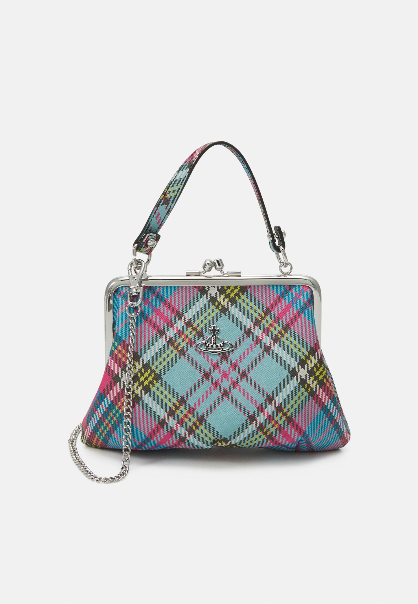 Vivienne Westwood Tartan Frame Bag 格紋口金肩背手提包