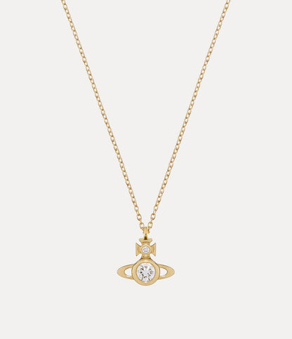Vivienne Westwood Battersea Pendant Necklace 純金小土星項鍊