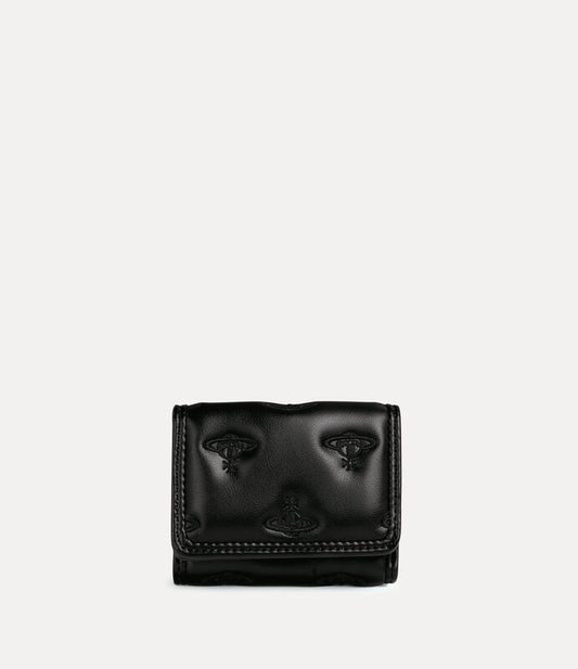Vivienne Westwood PU Wallet 土星壓紋三折短夾