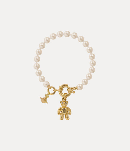 Vivienne Westwood Ruby Pearl Bracelet 泰迪珍珠手鍊（共2色！）