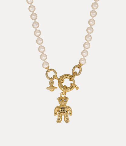 Vivienne Westwood Ruby Pearl Necklace 泰迪珍珠項鏈（共2色！）