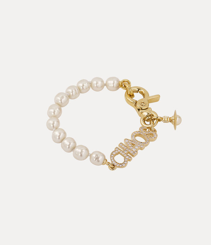 Vivienne Westwood Chaos Pearl bracelet 經典字母珍珠手鏈（共2色！）