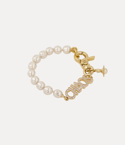 Vivienne Westwood Chaos Pearl bracelet 經典字母珍珠手鏈（共2色！）