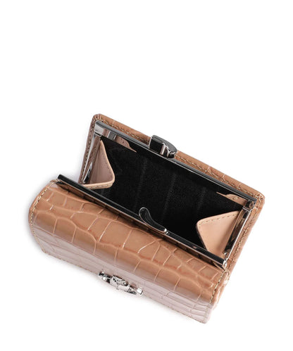 （限時特價！）Vivienne Westwood CROCODILE Frame Wallet 鱷魚紋立體土星三折口金短夾 （共5色！）
