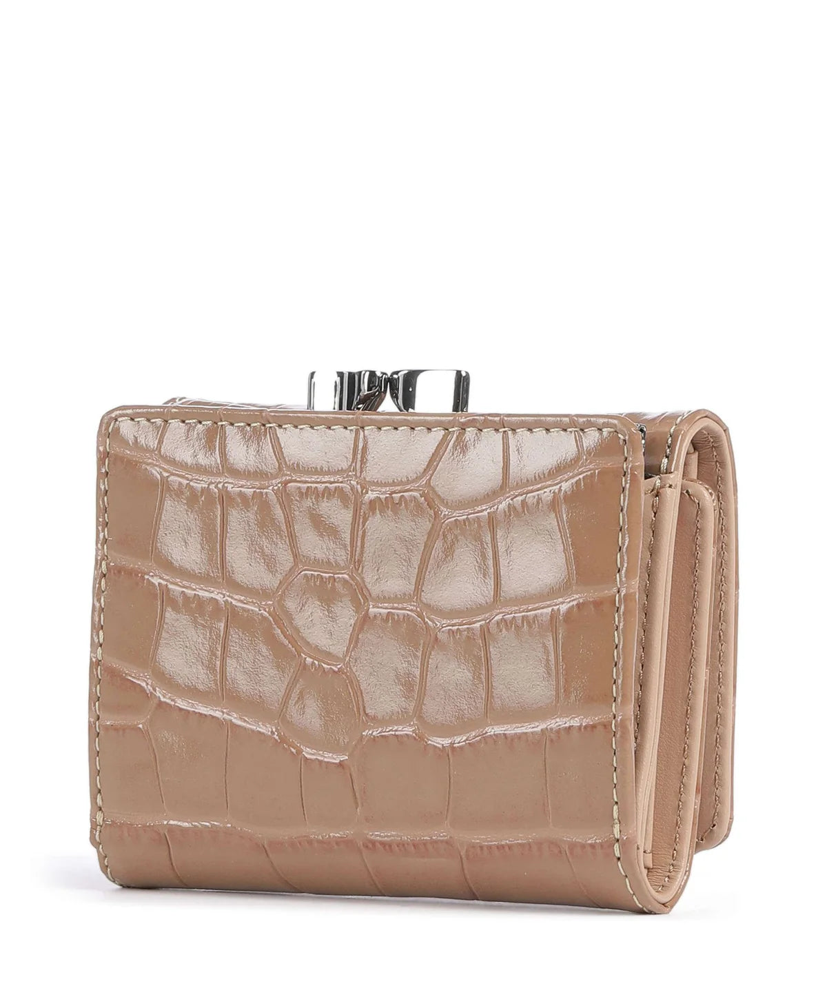 （限時特價！）Vivienne Westwood CROCODILE Frame Wallet 鱷魚紋立體土星三折口金短夾 （共5色！）