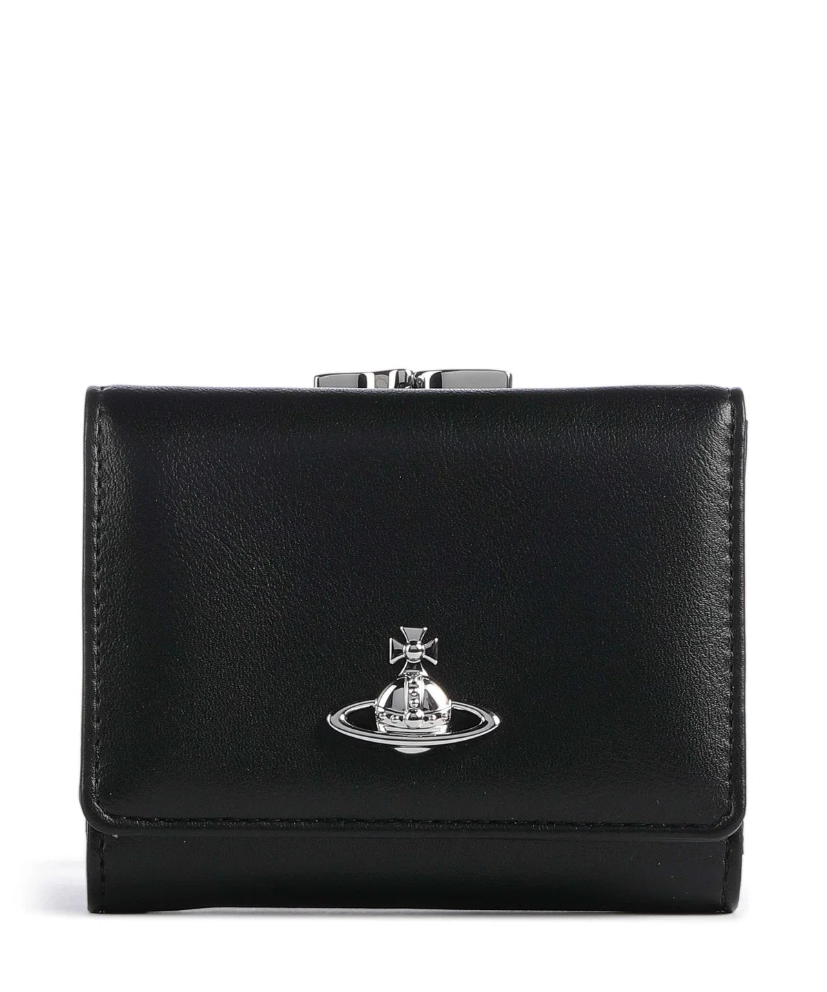 （限時特價！）Vivienne Westwood Frame Wallet 立體土星三折口金短夾 （共2色！）