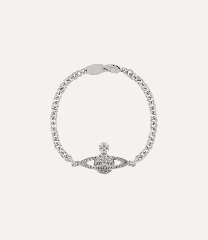 Vivienne Westwood Man. Mini Bas Relief Chain Bracelet 經典滿鑽手鍊