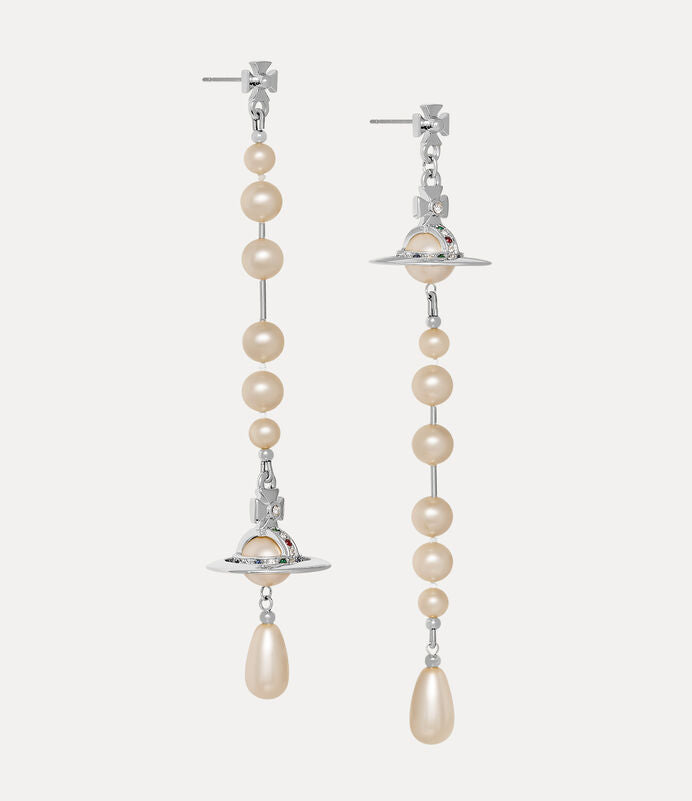 Vivienne Westwood Broken Pearl Drop Earrings 夢幻立體破碎珍珠土星耳環（共4色！）