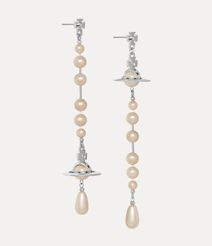 Vivienne Westwood Broken Pearl Drop Earrings 夢幻立體破碎珍珠土星耳環（共4色！）