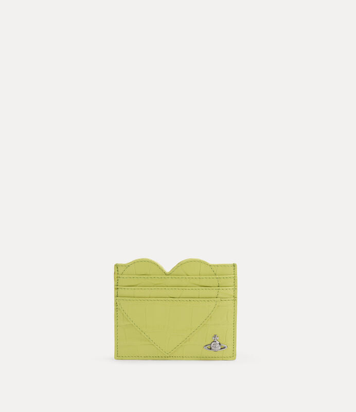 Vivienne Westwood Heart Card Holder 鱷魚壓紋愛心卡夾