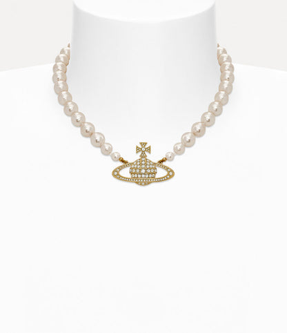 Vivienne Westwood One Row Pearl Necklace 大土星珍珠項鍊（共3色！）