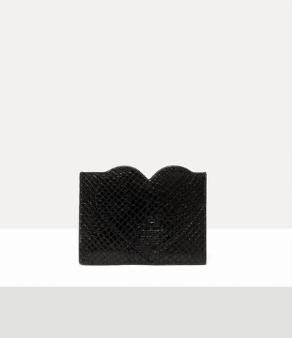Vivienne Westwood Heart Card Holder 蛇紋愛心卡夾