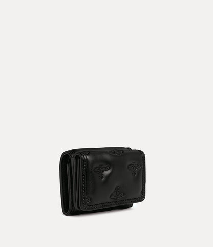 Vivienne Westwood PU Wallet 土星壓紋三折短夾