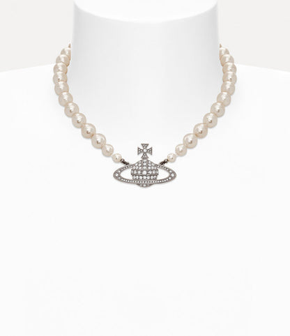 Vivienne Westwood One Row Pearl Necklace 大土星珍珠項鍊（共3色！）