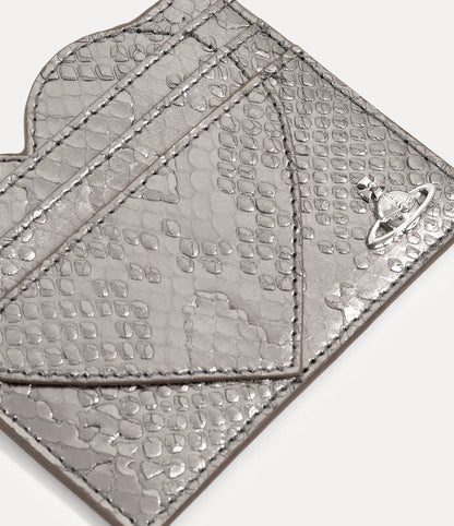 Vivienne Westwood Heart Card Holder 蛇紋愛心卡夾