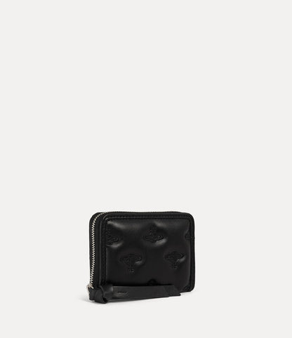 Vivienne Westwood Zip Coin Case 土星壓紋零錢包