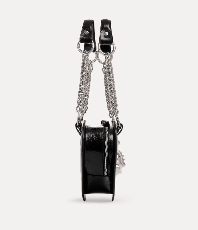 Vivienne Westwood Heart Chain Bag 立體土星愛心雙鏈包
