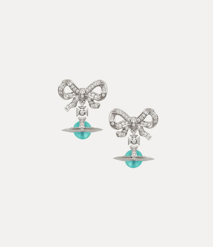 Vivienne Westwood Octavie Earrings 夢幻立體蝴蝶結純銀純銀土星耳環（共4色！）