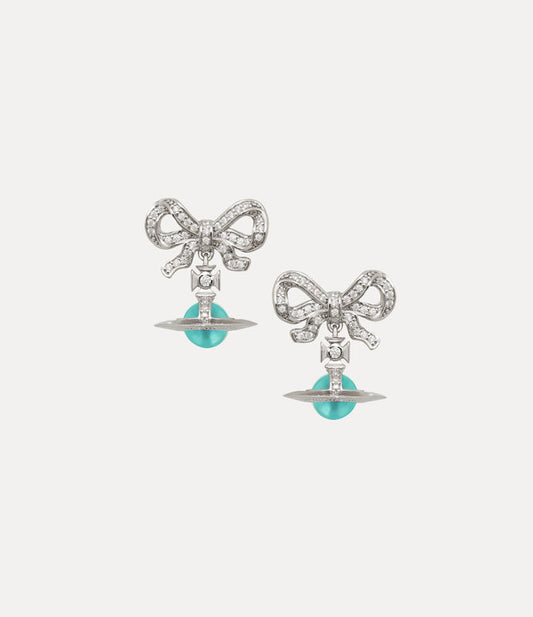 Vivienne Westwood Octavie Earrings 夢幻立體蝴蝶結純銀純銀土星耳環（共4色！）