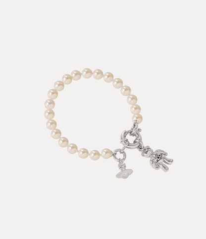 Vivienne Westwood Ruby Pearl Bracelet 泰迪珍珠手鍊（共2色！）