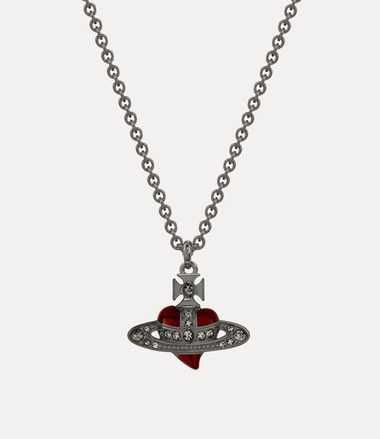 Vivienne Westwood MAN. diamante heart pendant 愛心土星項鍊