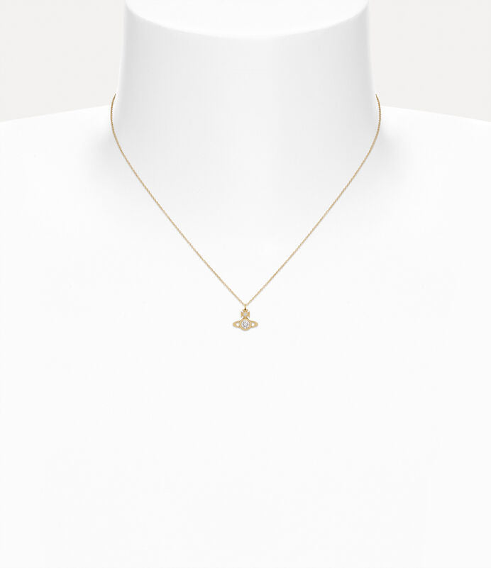 Vivienne Westwood Battersea Pendant Necklace 純金小土星項鍊