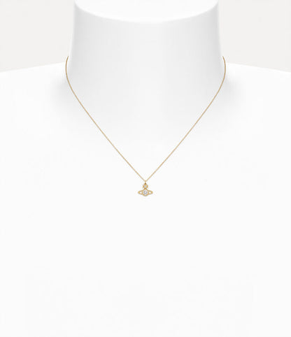 Vivienne Westwood Battersea Pendant Necklace 純金小土星項鍊