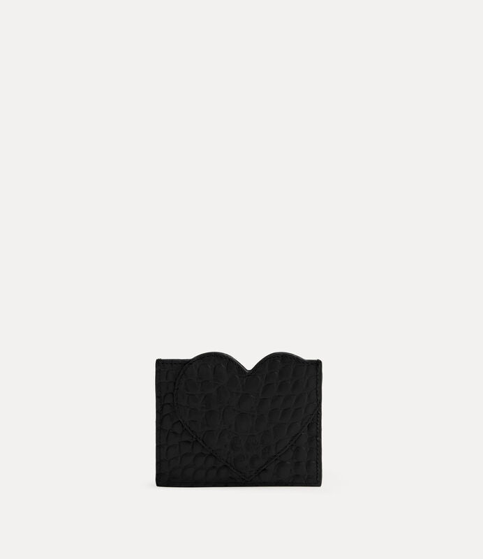 Vivienne Westwood Heart Card Holder 鱷魚壓紋愛心卡夾
