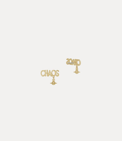 Vivienne Westwood Chaos Earrings 經典字母耳環（共2色！）
