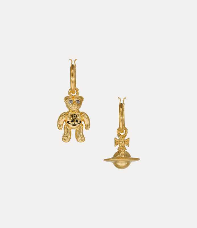 Vivienne Westwood Ruby Earrings 泰迪不對稱耳環（共2色！）