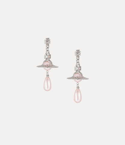 Vivienne Westwood Pearl Drop Earrings 夢幻立體珍珠土星耳環（共3色！）