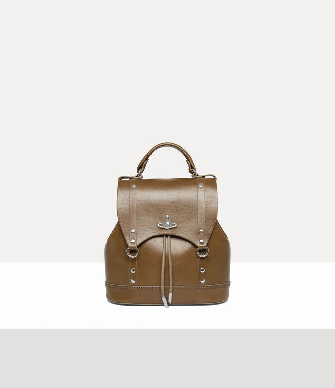 Vivienne Westwood Max Small Bag 立體土星牛皮束口後背包