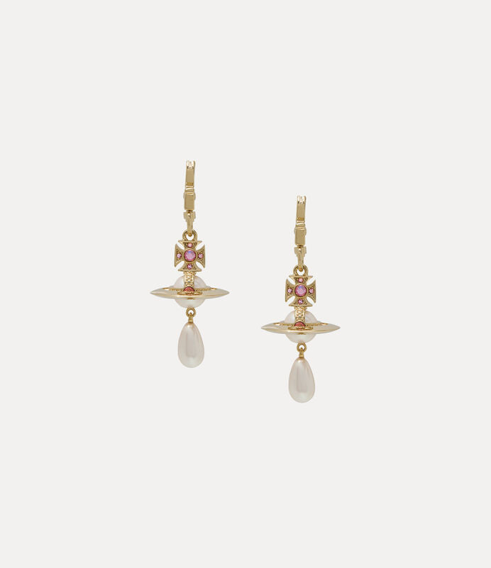 Vivienne Westwood Aïda Earrimg 精典土星珍珠耳環