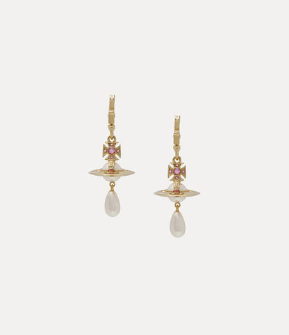 Vivienne Westwood Aïda Earrimg 精典土星珍珠耳環