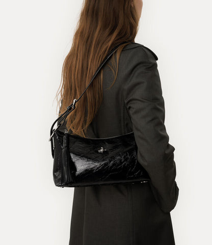 Vivienne Westwood Emma Bag 亮面漆皮肩背包（共2色！）