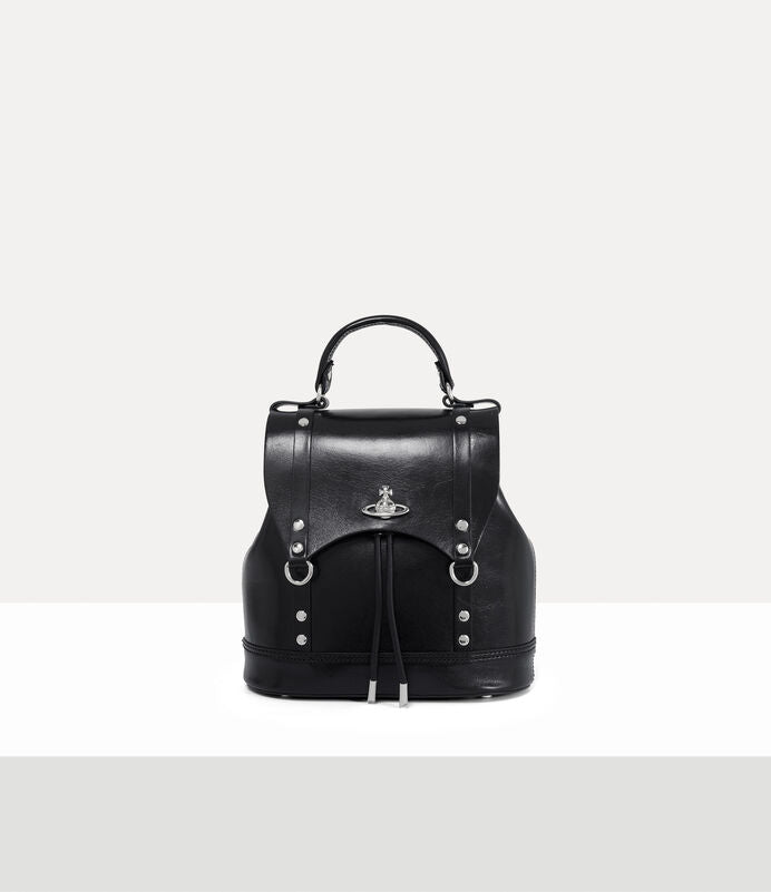 Vivienne Westwood Max Small Bag 立體土星牛皮束口後背包
